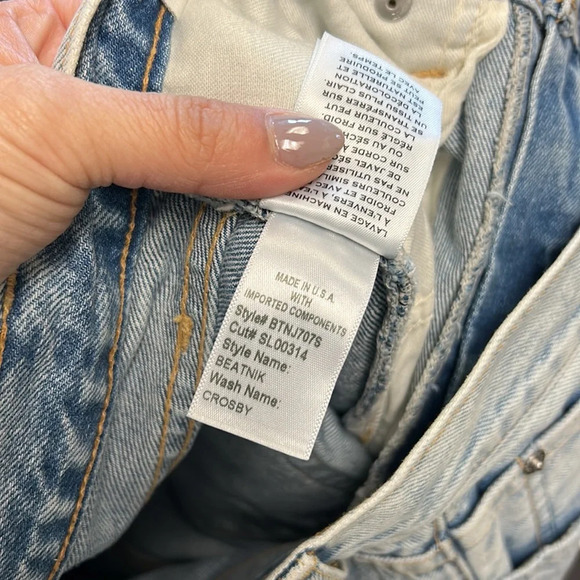 SLVRLKE Beatnik High Rise Slim Ankle Jean In Crosby - Picture 9 of 9